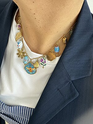 Collana Farfalla cerulea