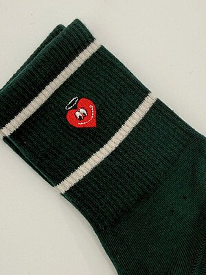 Socks Love green
